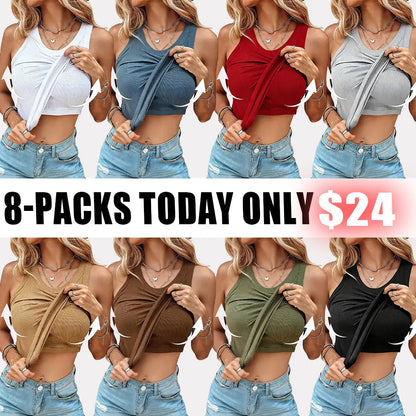 Women Built-in Bra Tank Tops
