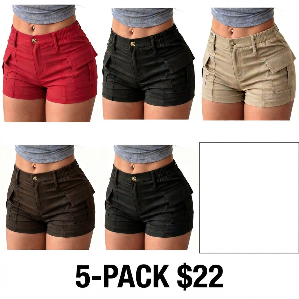new summer women’s cargo shorts