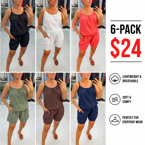PlainCheeseclothShorts Co-OrdSet