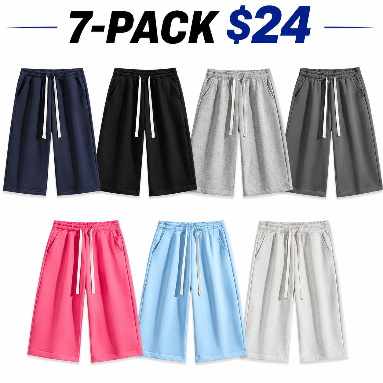 Men’s solid color shorts