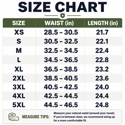 Men's 6-Pack Tactical Cargo Shorts