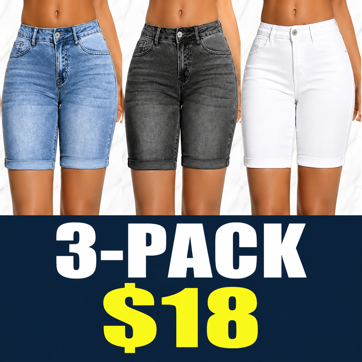 Women’s washed slim-fit jeans with pockets