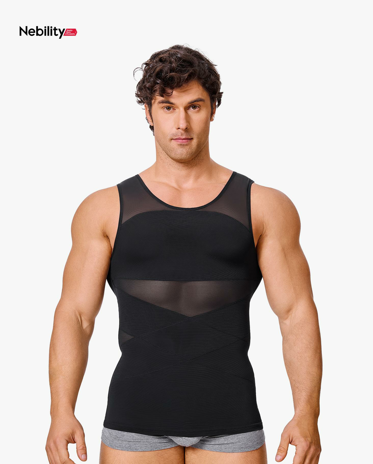 Men's Compression High Stretch Tummy Shapewear Tank Tops