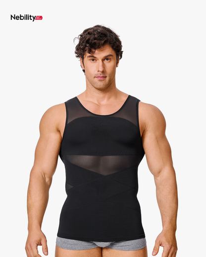 Men's Compression High Stretch Tummy Shapewear Tank Tops