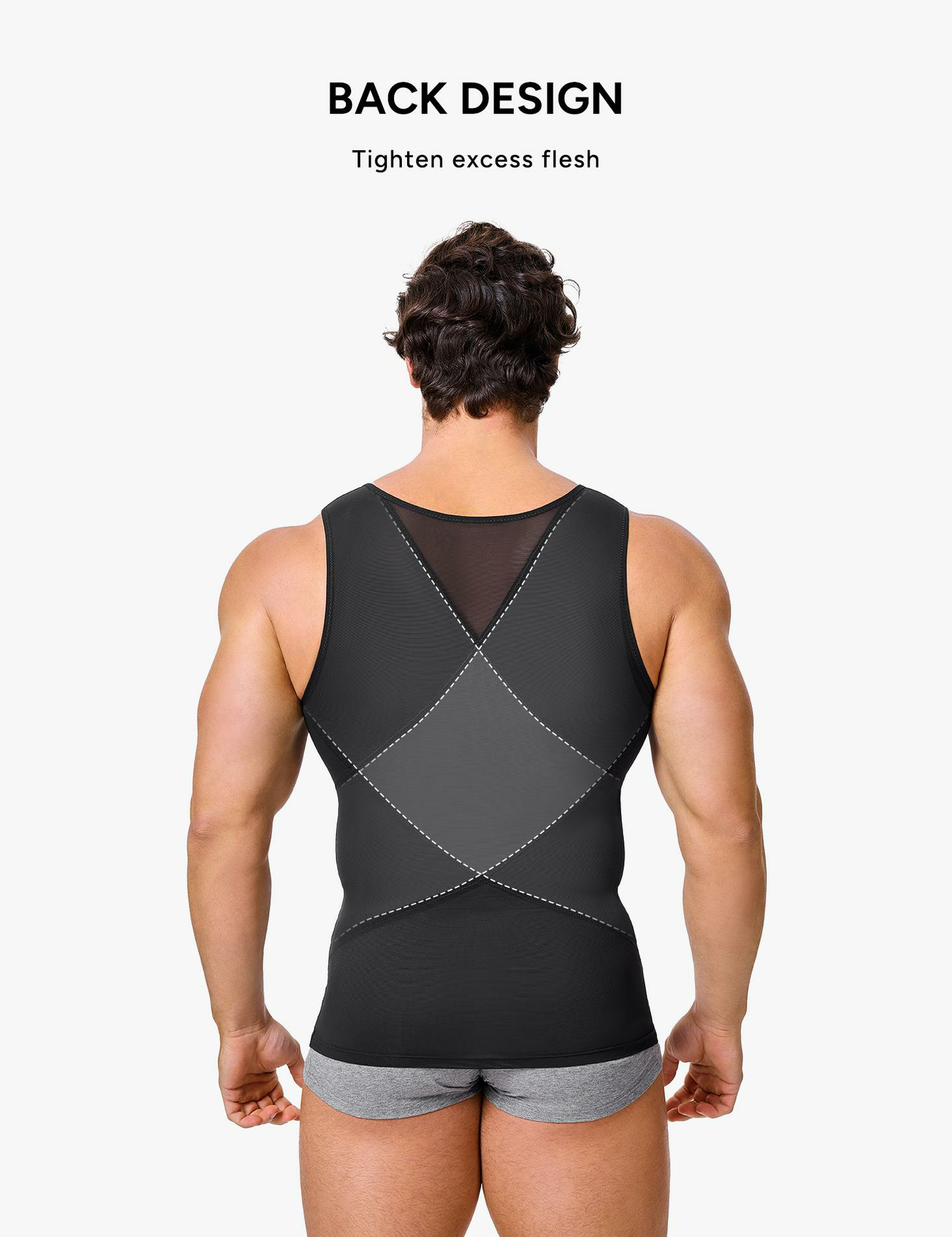 Men's Compression High Stretch Tummy Shapewear Tank Tops