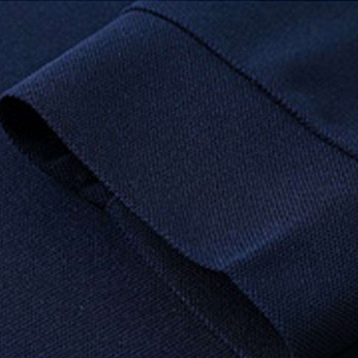 Four-piece men’s casual set featuring a long-sleeve quick-dry polo shirt for golf and tennis