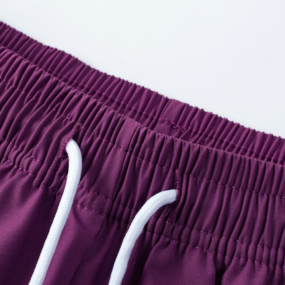 Set of 3 women’s casual athletic shorts featuring elastic waistband with lining