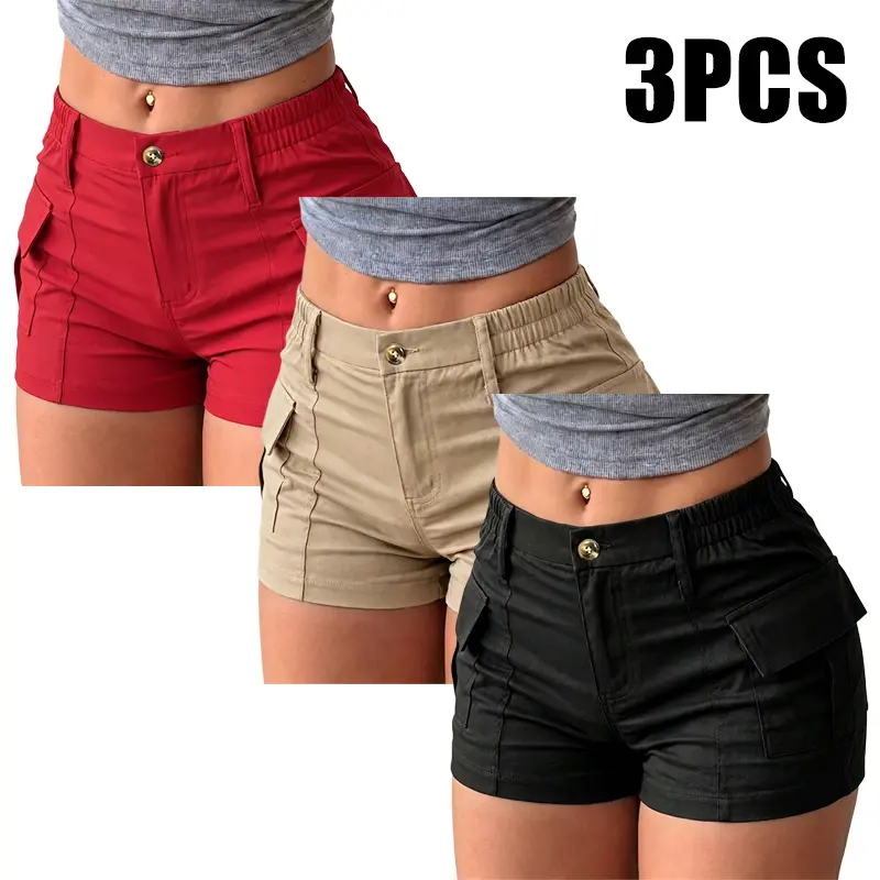 new summer women’s cargo shorts