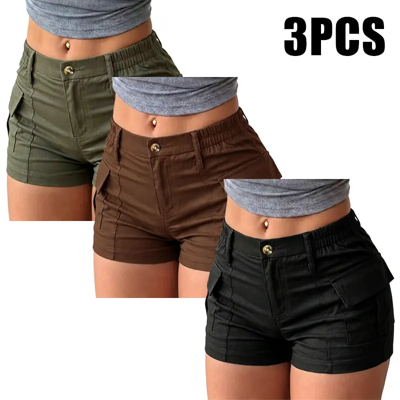 new summer women’s cargo shorts