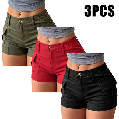 new summer women’s cargo shorts