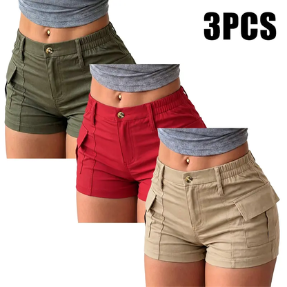 new summer women’s cargo shorts