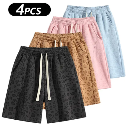 Men's Cotton Blend Sweat Shorts Casual Athletic Lounge Shorts with Pockets