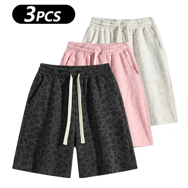 Men's Cotton Blend Sweat Shorts Casual Athletic Lounge Shorts with Pockets