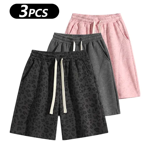Men's Cotton Blend Sweat Shorts Casual Athletic Lounge Shorts with Pockets