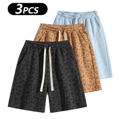 Men's Cotton Blend Sweat Shorts Casual Athletic Lounge Shorts with Pockets