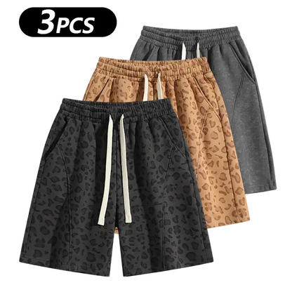 Men's Cotton Blend Sweat Shorts Casual Athletic Lounge Shorts with Pockets