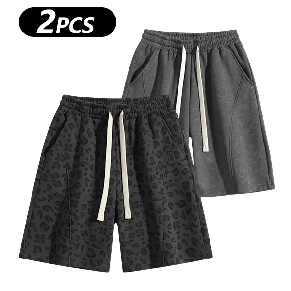 Men's Cotton Blend Sweat Shorts Casual Athletic Lounge Shorts with Pockets