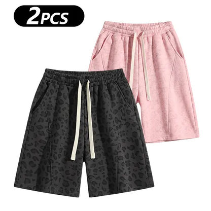 Men's Cotton Blend Sweat Shorts Casual Athletic Lounge Shorts with Pockets