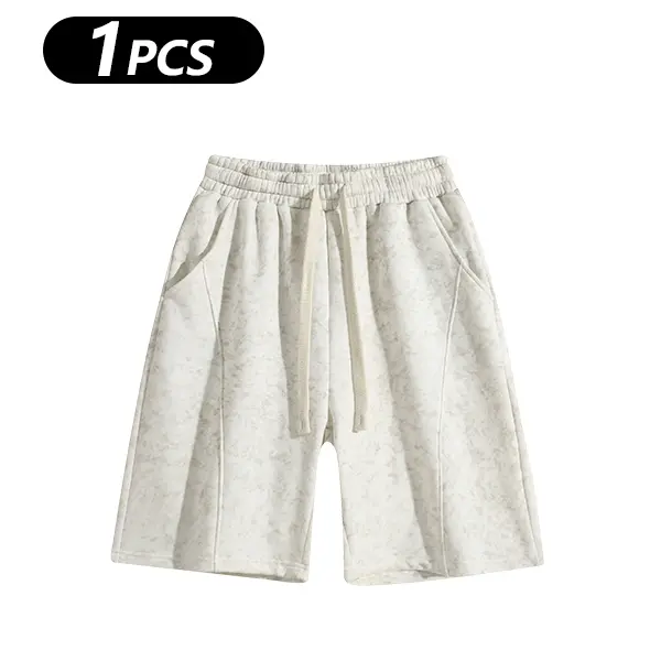Men's Cotton Blend Sweat Shorts Casual Athletic Lounge Shorts with Pockets