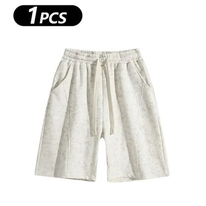 Men's Cotton Blend Sweat Shorts Casual Athletic Lounge Shorts with Pockets