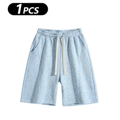 Men's Cotton Blend Sweat Shorts Casual Athletic Lounge Shorts with Pockets