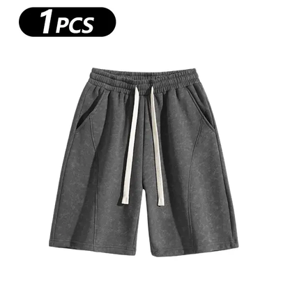 Men's Cotton Blend Sweat Shorts Casual Athletic Lounge Shorts with Pockets