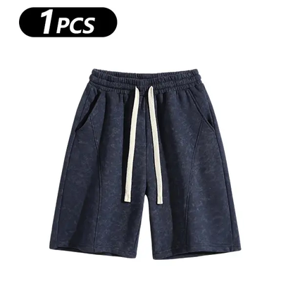 Men's Cotton Blend Sweat Shorts Casual Athletic Lounge Shorts with Pockets