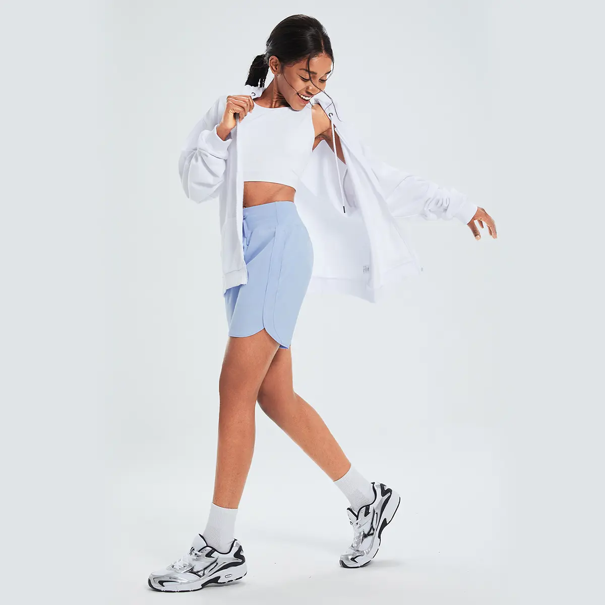 Women's High-Waist Quick Dry Athletic Shorts (3"/5"/7" Inseam)