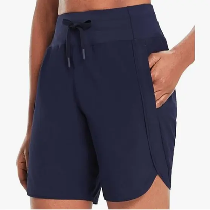 Women's High-Waist Quick Dry Athletic Shorts (3"/5"/7" Inseam)