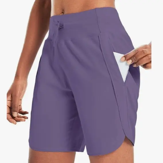 Women's High-Waist Quick Dry Athletic Shorts (3"/5"/7" Inseam)