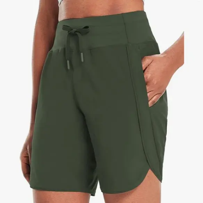 Women's High-Waist Quick Dry Athletic Shorts (3"/5"/7" Inseam)