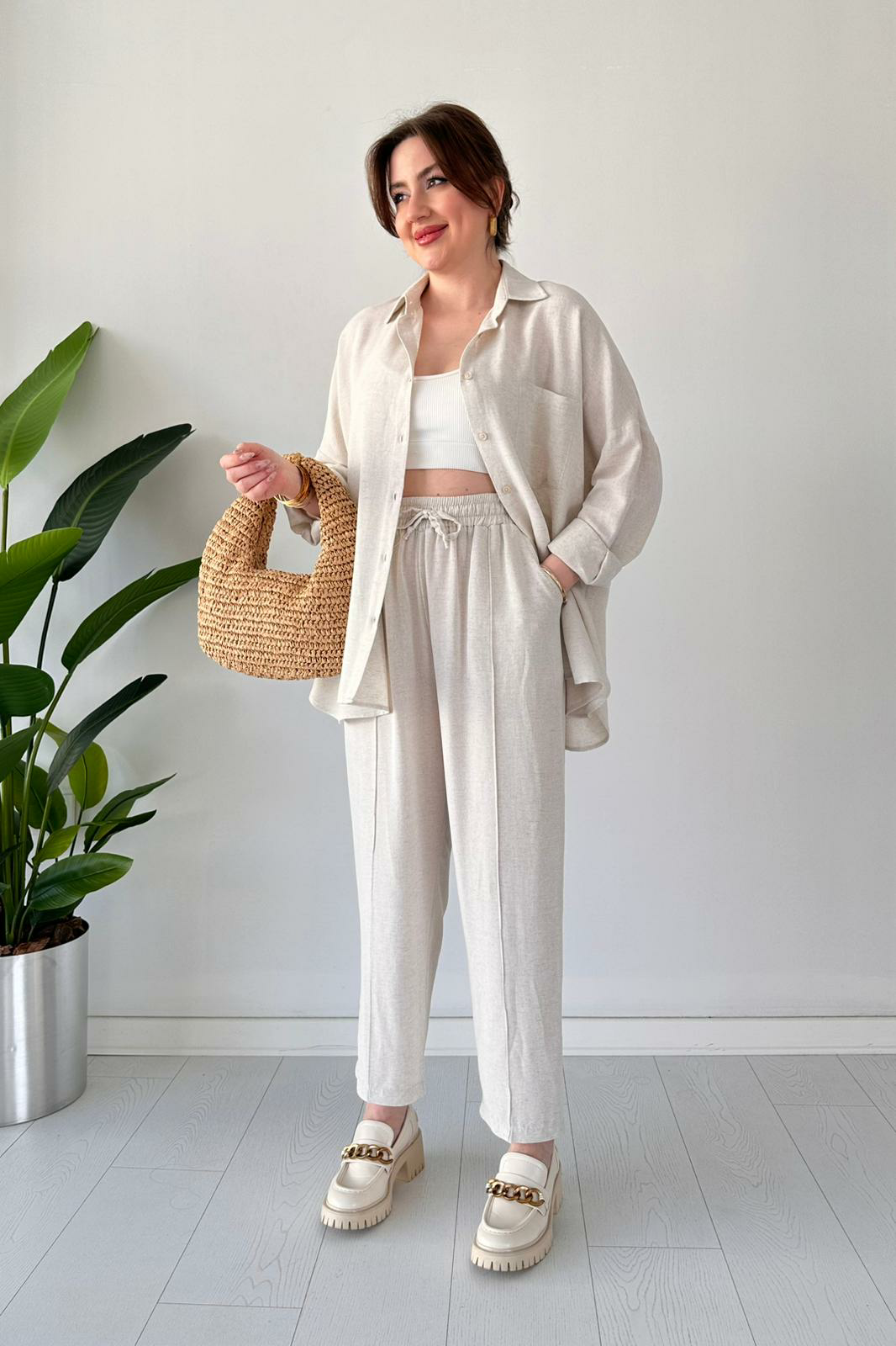 Linen Two-Piece Set
