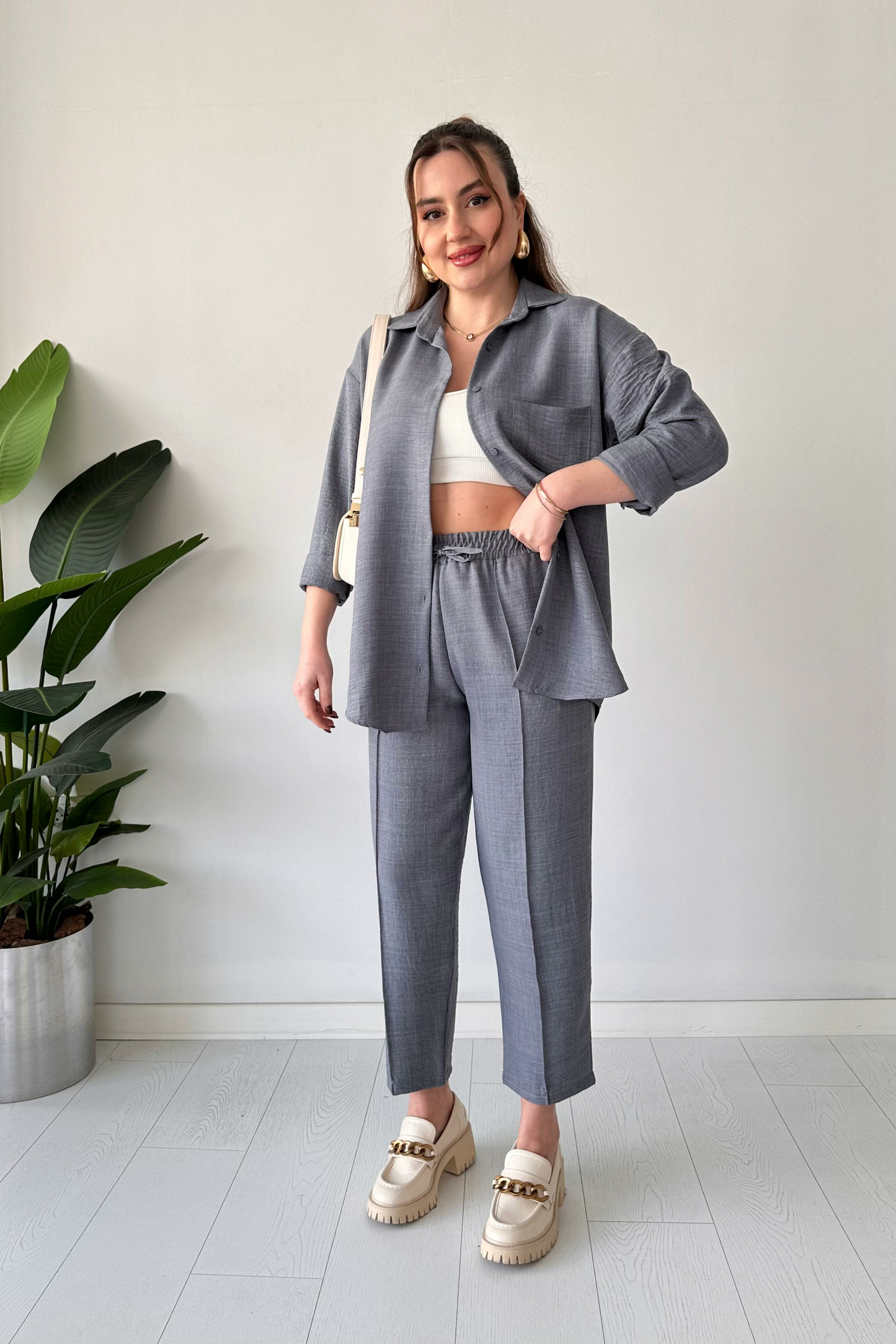 Linen Two-Piece Set