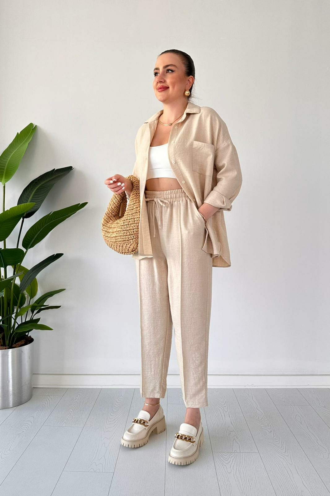 Linen Two-Piece Set