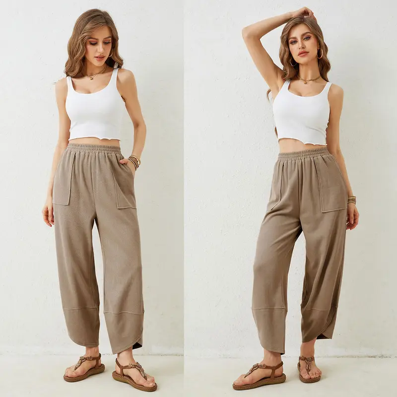 Womens Baggy Wide Leg Pants