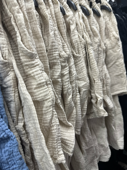 PlainCheeseclothShorts Co-OrdSet