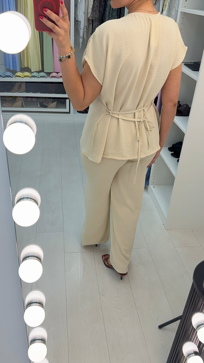 Women's Elegant Button Front Co-Ord Lounge Set