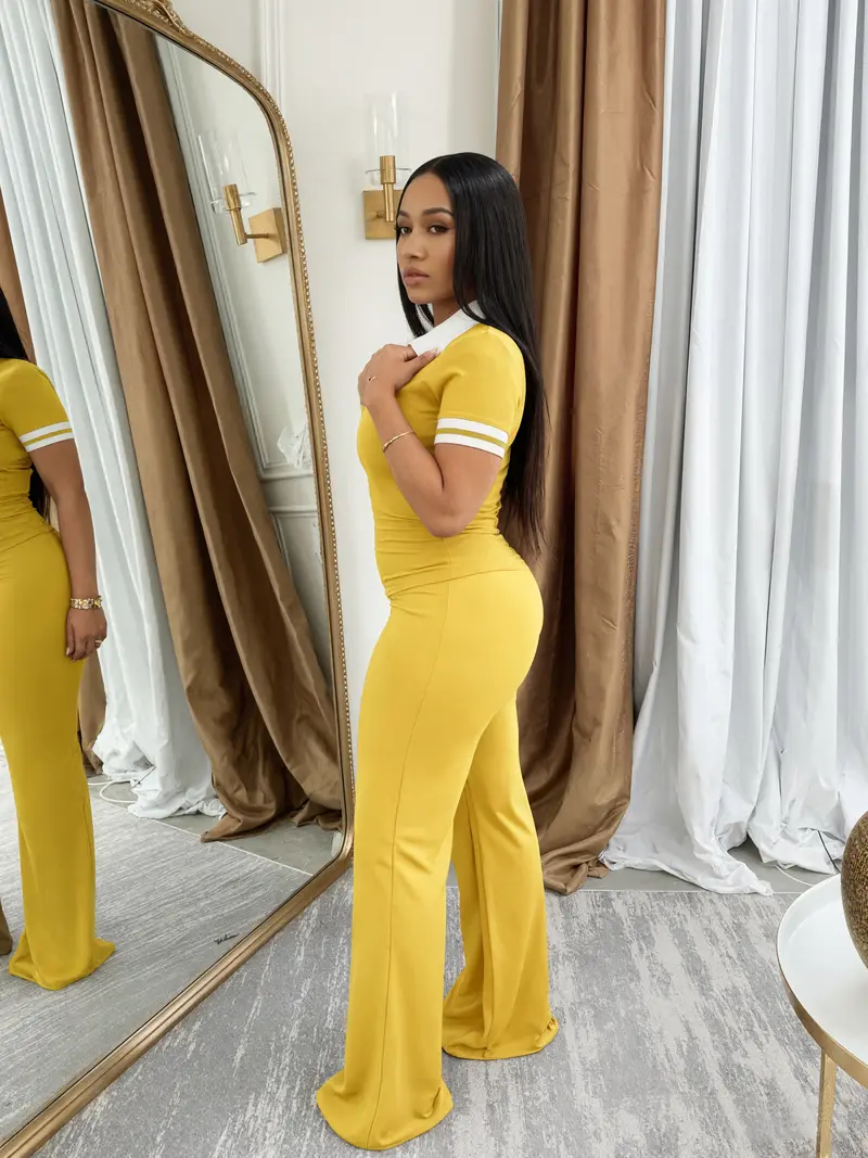 Women's 2026 Spring Two Piece Set Stretchy Fitted