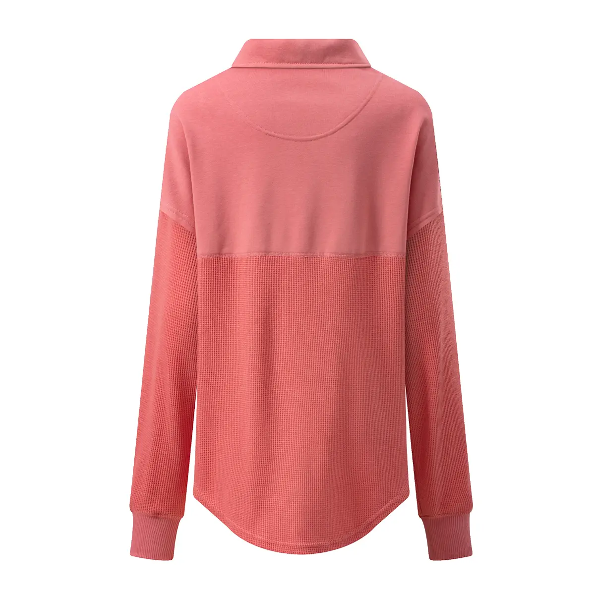Women's Half-Zip Waffle Knit Tops