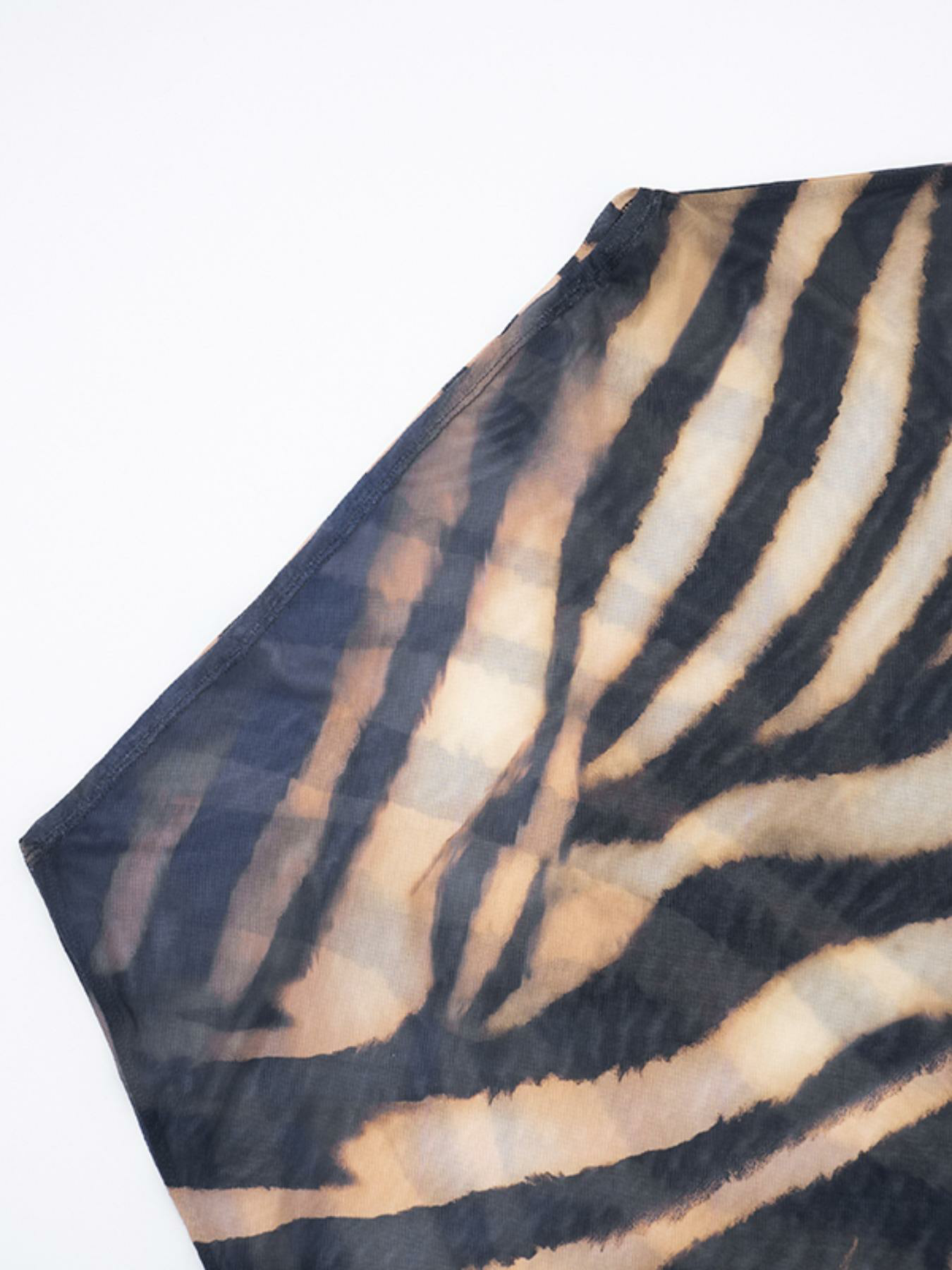 Wild Print 2-Piece Top & Skirt Set – Lightweight Daily Wear