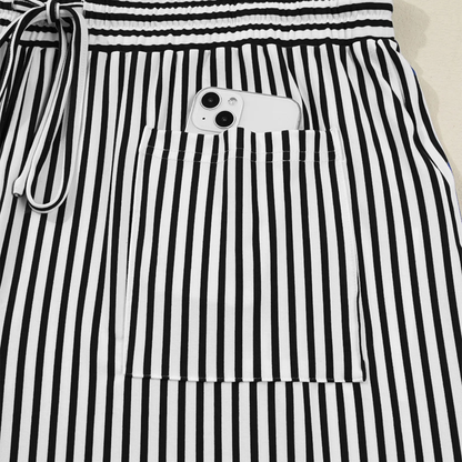 Womens Plus Size Wide Leg Pantswith Pockets