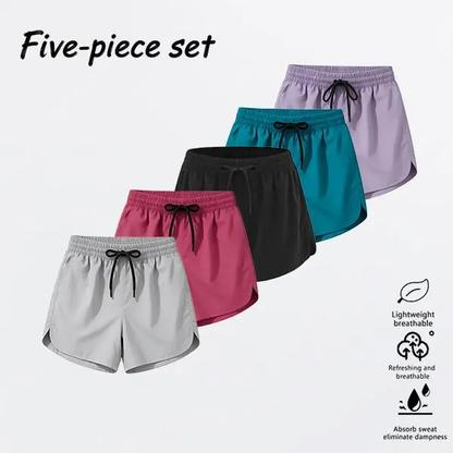 5-Pack European/American Running Shorts