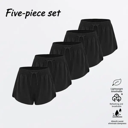 5-Pack European/American Running Shorts