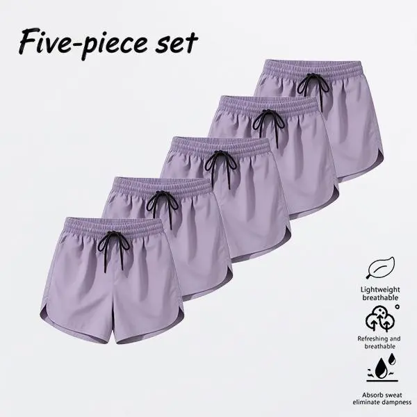 5-Pack European/American Running Shorts