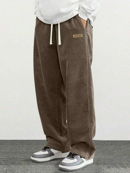 Men’s corduroy casual pants for spring and autumn