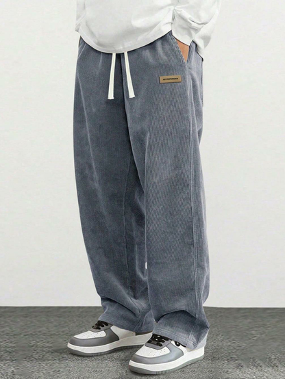 Men’s corduroy casual pants for spring and autumn