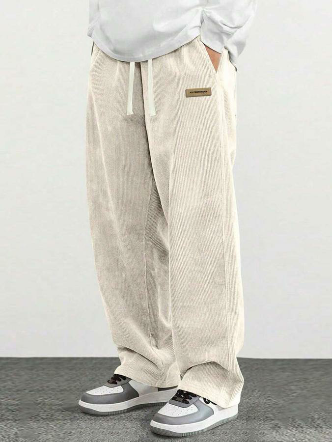 Men’s corduroy casual pants for spring and autumn