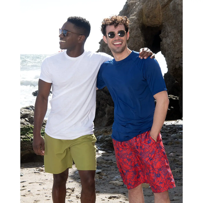 4-Pack Men's UPF 50+ Quick-Dry Rash Guard Shirts | Big & Tall