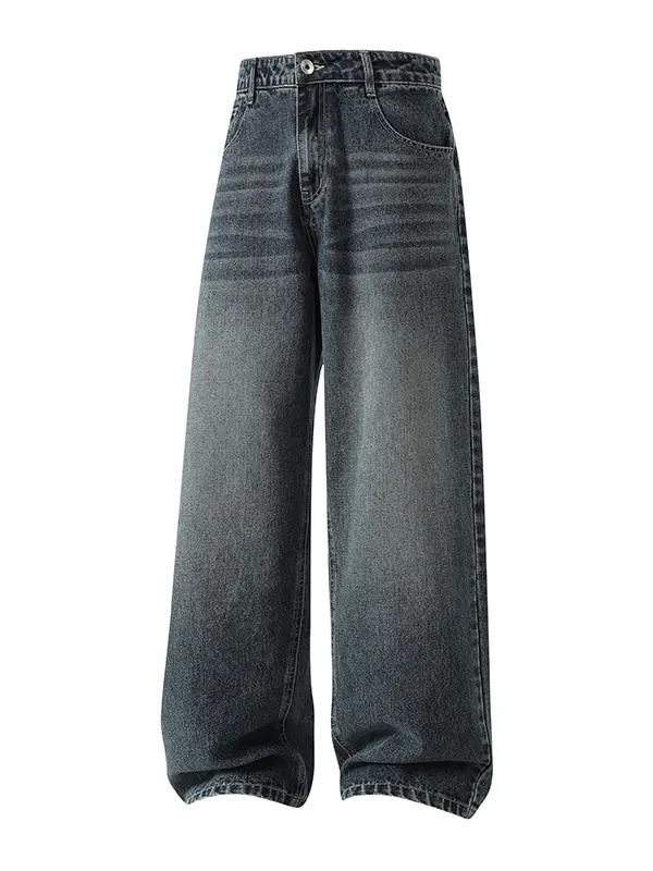 3-pack men’s cotton wide-leg jeans