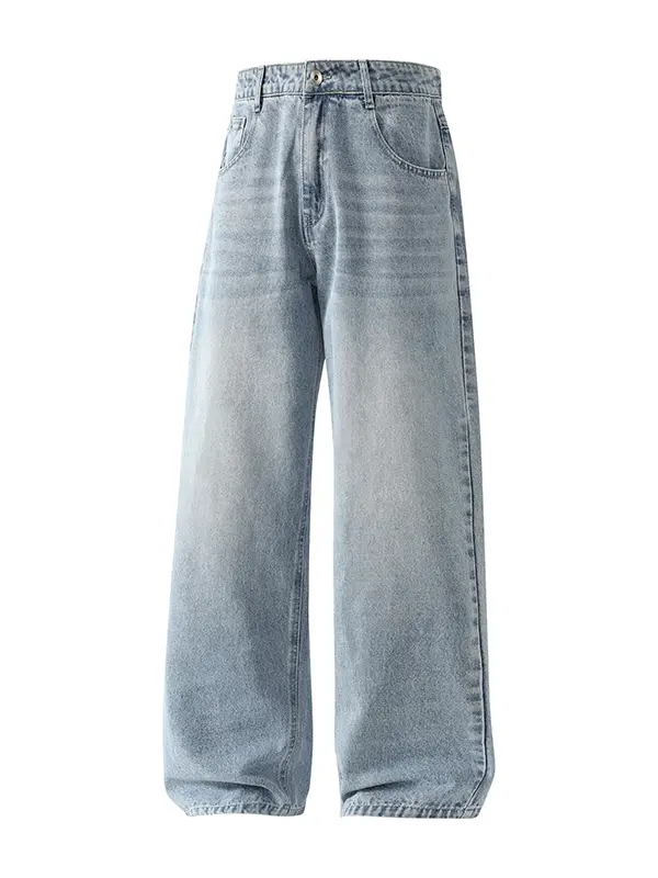 3-pack men’s cotton wide-leg jeans